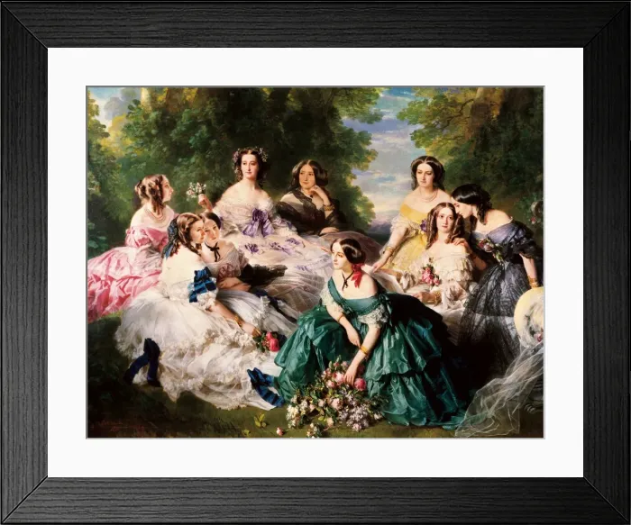 Framed Print : WINTERHALTER, Franz Xavier (1805-1873) Framed Print : WINTERHALTER, Franz Xavier (1805-1873)