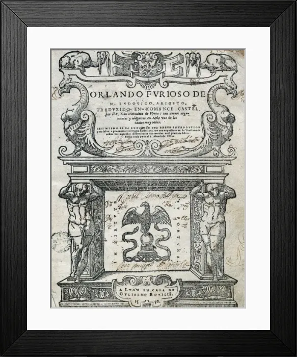 Framed Print : ARIOSTO, Ludovico (1474-1533) Framed Print : ARIOSTO, Ludovico (1474-1533)