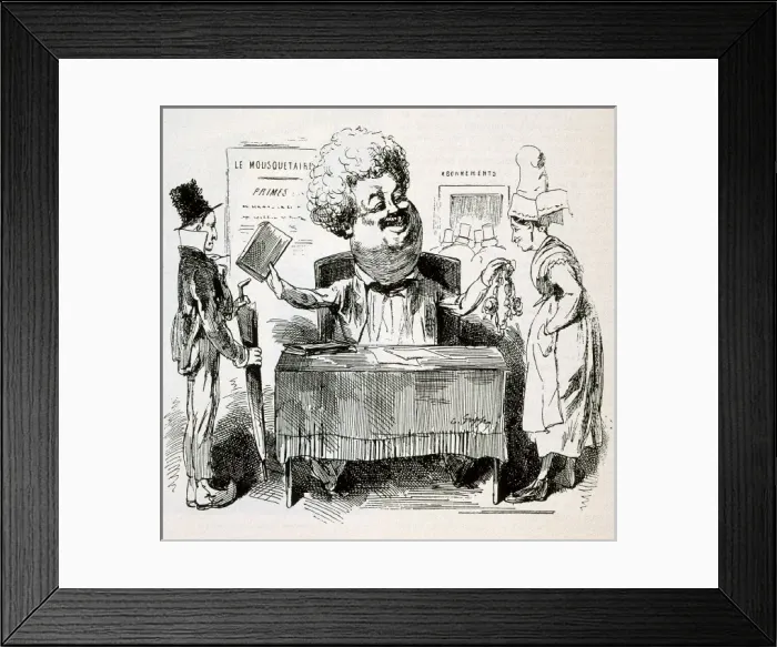 Framed Print : DUMAS, Alexandre (1802-1870) Framed Print : DUMAS, Alexandre (1802-1870)