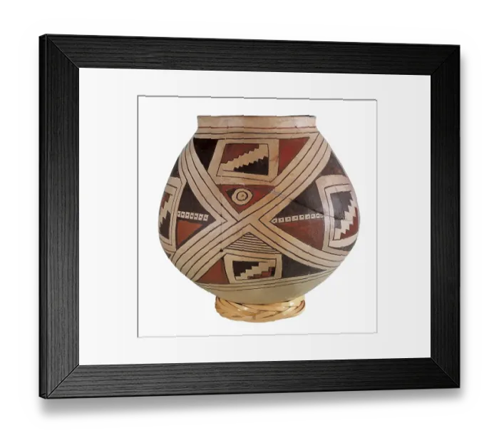Framed Print : Vessel from the Casas Grandes Framed Print : Vessel from the Casas Grandes
