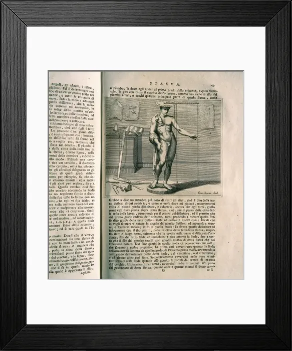 Framed Print : SESONI, Francesco (1705-?); ALBERTI, Leon Battista (1404-147 Framed Print : SESONI, Francesco (1705-?); ALBERTI, Leon Battista (1404-147