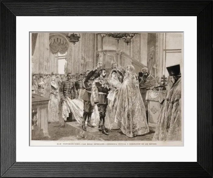 Framed Print : RUSSIA. Saint Petersburg. Winter Palace. Wedding ceremony Framed Print : RUSSIA. Saint Petersburg. Winter Palace. Wedding ceremony