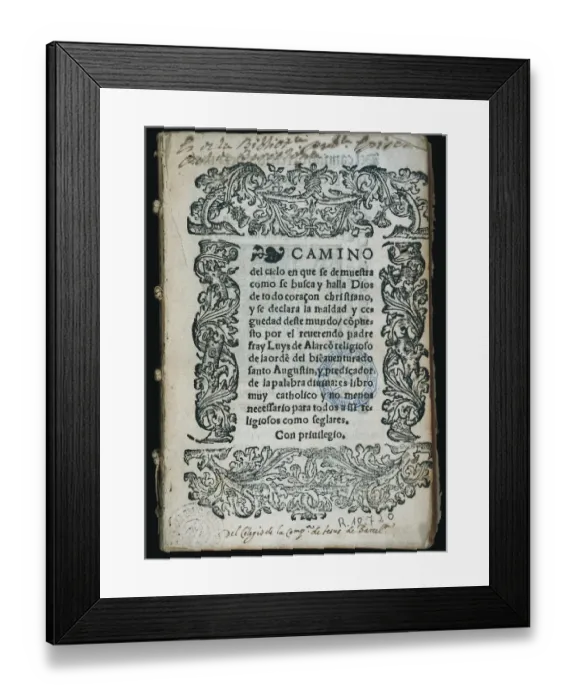 Framed Print : ALARCON, Luѳ(1490-1550) Framed Print : ALARCON, Luѳ(1490-1550)
