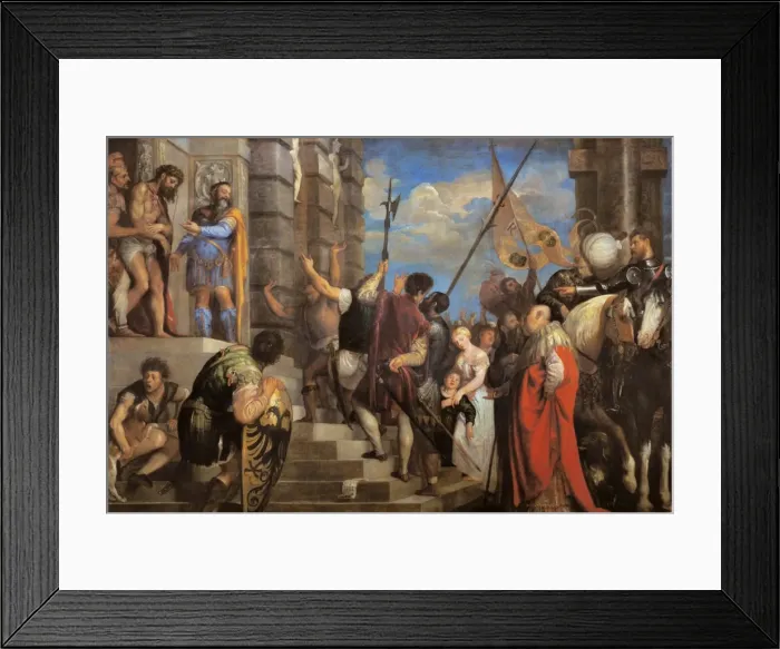 Framed Print : Ecce Homo. Tiziano Vecello, also called Titian (1490-1576) Framed Print : Ecce Homo. Tiziano Vecello, also called Titian (1490-1576)