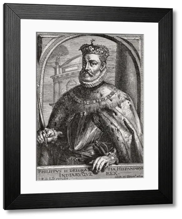 Framed Print : PHILIP II of Spain (1527-1598) Framed Print : PHILIP II of Spain (1527-1598)