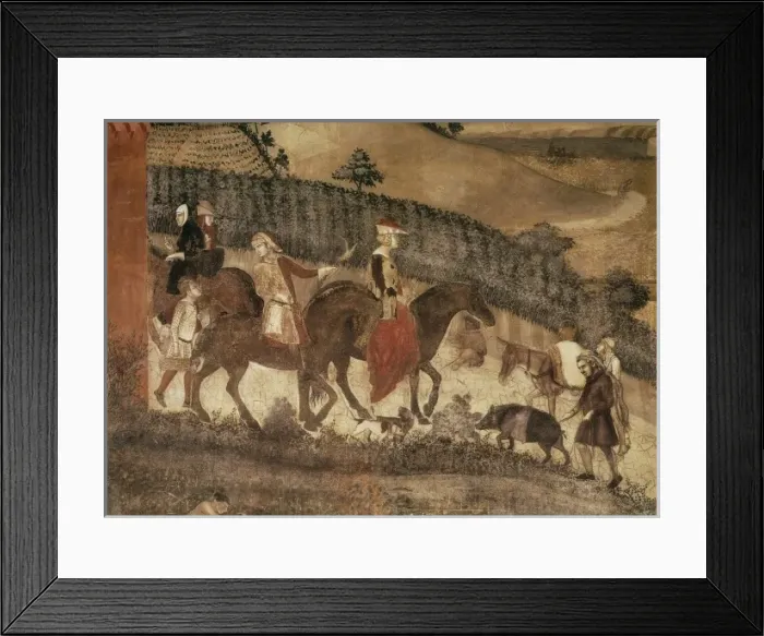 Framed Print : LORENZETTI, Ambrogio (1285-1348) Framed Print : LORENZETTI, Ambrogio (1285-1348)
