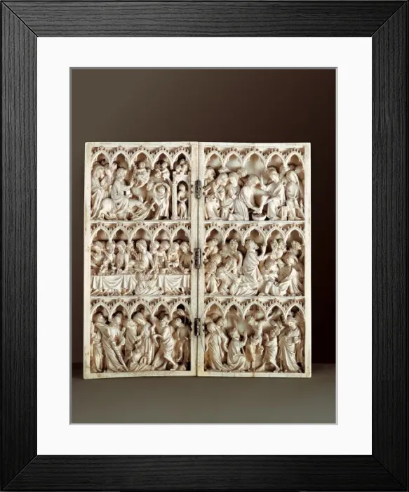 Framed Print : The Passion Diptych Framed Print : The Passion Diptych
