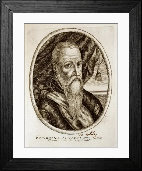 Framed Print : ALBA, Fernando Alvarez de Toledo y Pimentel, Duke of (1507-1 Framed Print : ALBA, Fernando Alvarez de Toledo y Pimentel, Duke of (1507-1