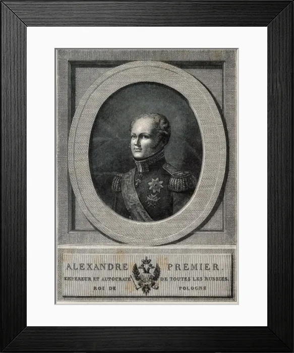 Framed Print : ALEXANDER I of Russia (1777-1825) Framed Print : ALEXANDER I of Russia (1777-1825)