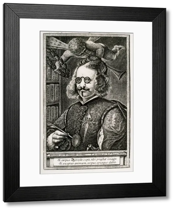 Framed Print : QUEVEDO y VILLEGAS, Francisco de (1580-1645) Framed Print : QUEVEDO y VILLEGAS, Francisco de (1580-1645)