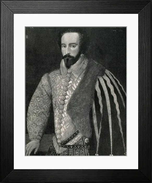 Framed Print : Raleigh, Sir Walter (1554-1618) Framed Print : Raleigh, Sir Walter (1554-1618)