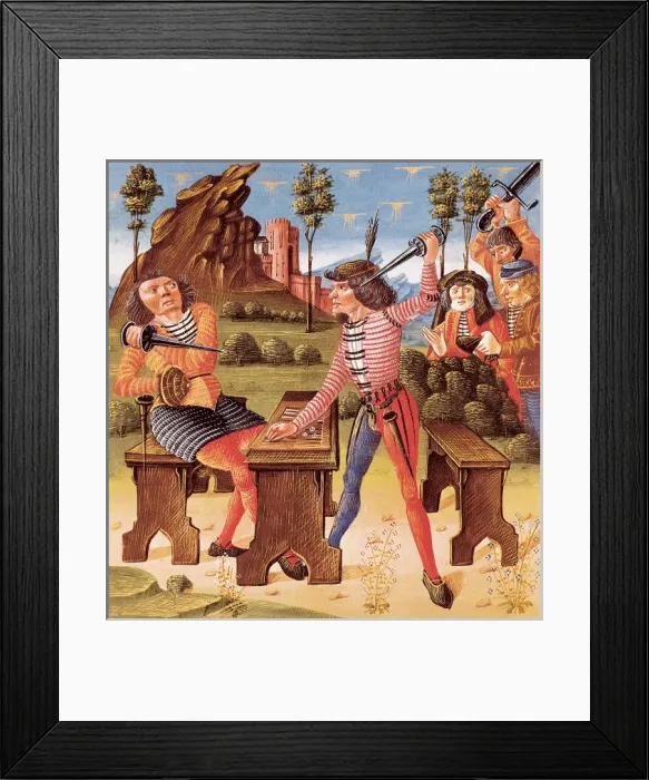 Framed Print : The Book of Good Morals by Jacques Le Grant (1464) Framed Print : The Book of Good Morals by Jacques Le Grant (1464)