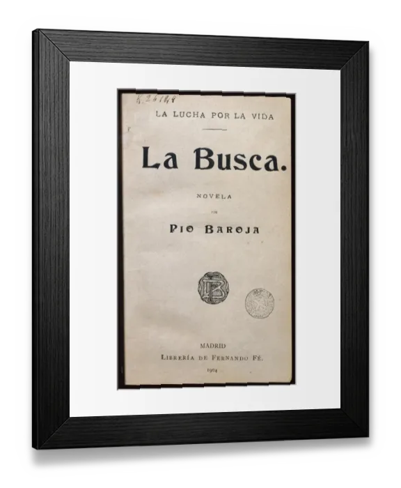 Framed Print : BAROJA NESSI, Pѯ(1872-1956) Framed Print : BAROJA NESSI, Pѯ(1872-1956)