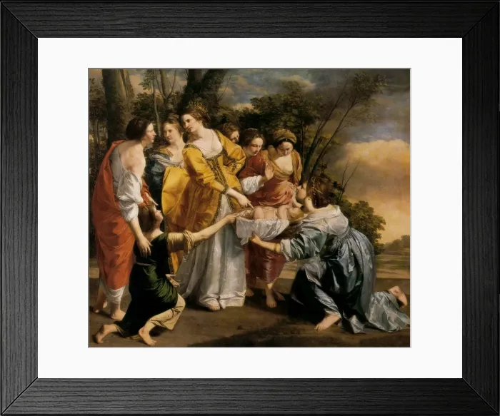 Framed Print : GENTILESCHI, Orazio Lomi (1565-1638) Framed Print : GENTILESCHI, Orazio Lomi (1565-1638)