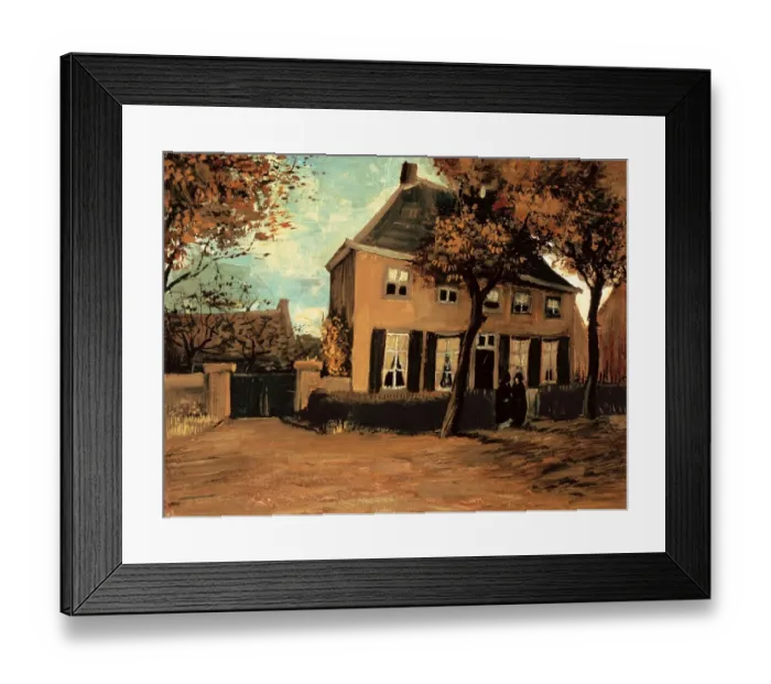 Framed Print : The Parish House in Nuenen Framed Print : The Parish House in Nuenen