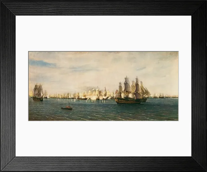 Framed Print : The Battle of Trafalgar Framed Print : The Battle of Trafalgar