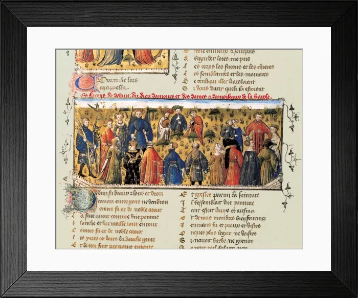 Framed Print : The Romance of the Rose Framed Print : The Romance of the Rose