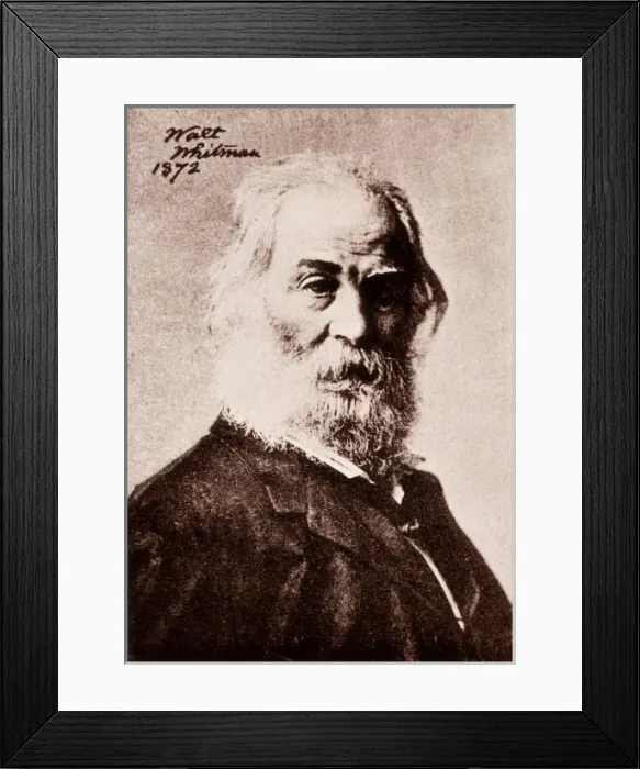 Framed Print : WHITMAN, Walt (1819-1892) Framed Print : WHITMAN, Walt (1819-1892)