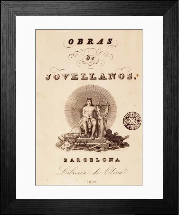 Framed Print : JOVELLANOS, Gaspar Melchor de (1744-1811) Framed Print : JOVELLANOS, Gaspar Melchor de (1744-1811)