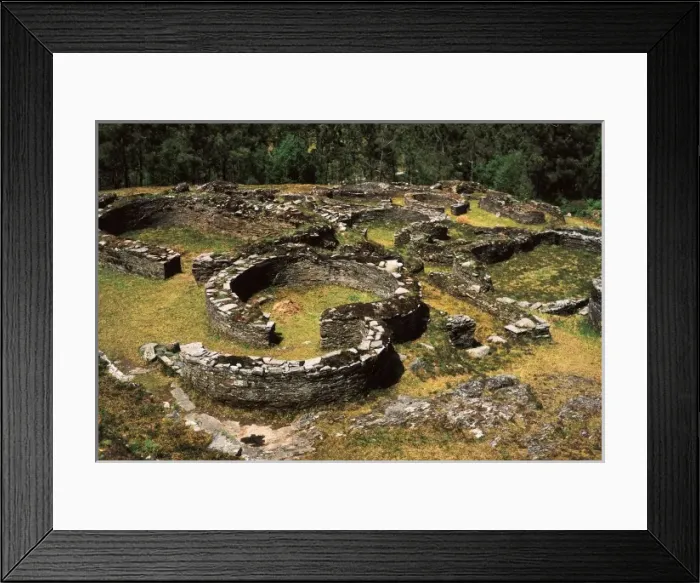 Framed Print : SPAIN. Coaa. Castro de Coaa. Iron Age. Architecture Framed Print : SPAIN. Coaa. Castro de Coaa. Iron Age. Architecture
