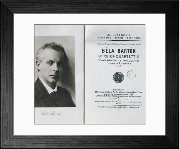 Framed Print : BARTOK, Bela (1881-1945) Framed Print : BARTOK, Bela (1881-1945)