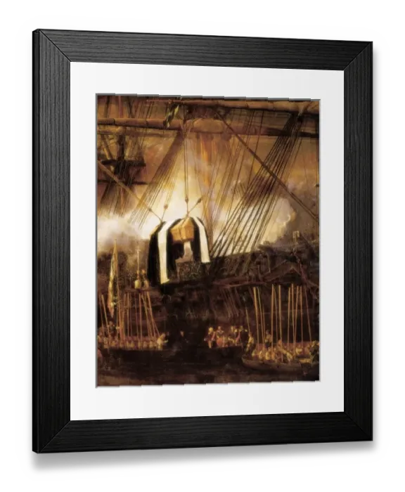 Framed Print : ISABEY, Eugene (1803-1886)