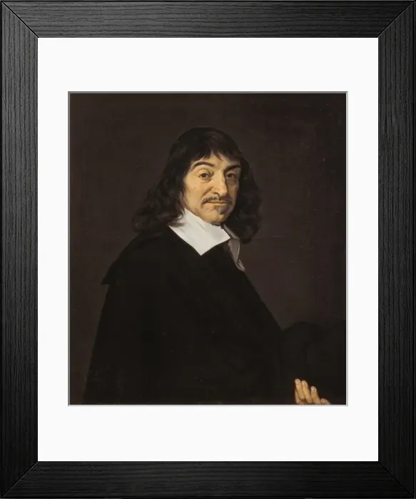 Framed Print : Portrait of Ren Descartes Framed Print : Portrait of Ren Descartes