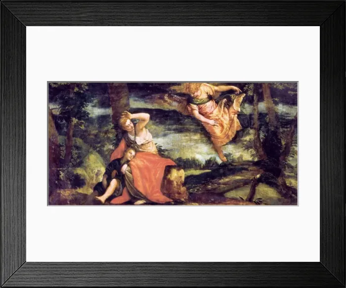 Framed Print : Hagar and Ishmael in the Desert Framed Print : Hagar and Ishmael in the Desert