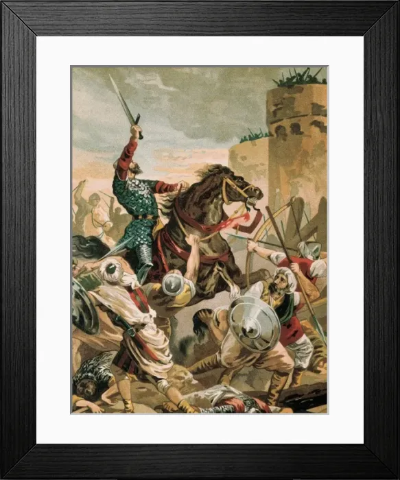 Framed Print : CID, Rodrigo Dѡz de Vivar, called The (1043-1099) Framed Print : CID, Rodrigo Dѡz de Vivar, called The (1043-1099)