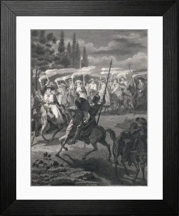 Framed Print : CERVANTES SaVEDRA, Miguel de (1547-1616) Framed Print : CERVANTES SaVEDRA, Miguel de (1547-1616)