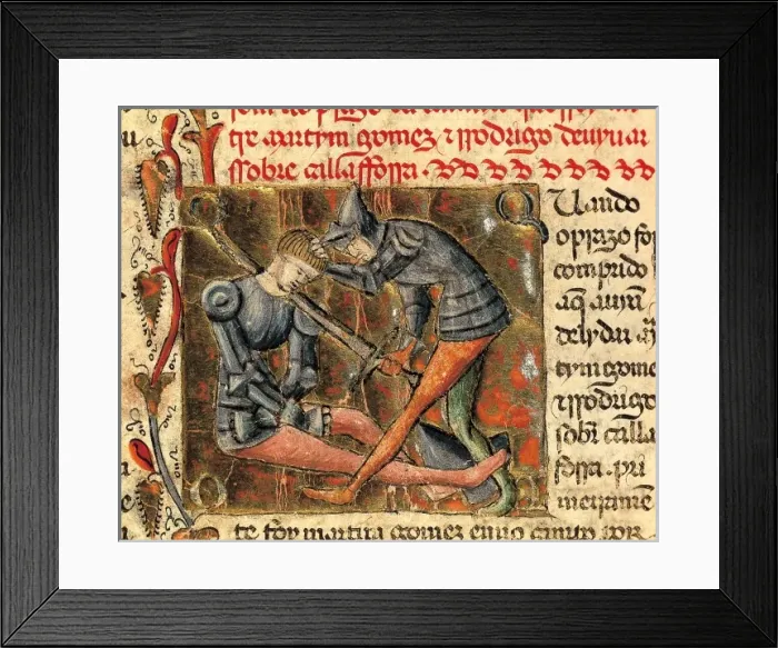 Framed Print : CID, Rodrigo Dѡz de Vivar, called The (1043-1099) Framed Print : CID, Rodrigo Dѡz de Vivar, called The (1043-1099)
