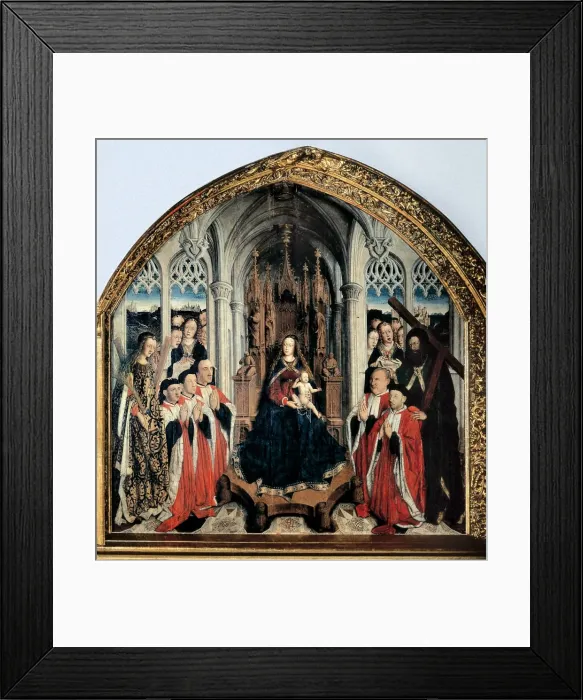 Framed Print : DALMAU, Lluѳ( -1460) Framed Print : DALMAU, Lluѳ( -1460)