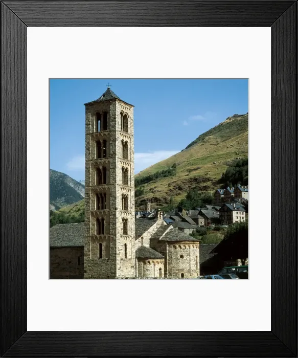 Framed Print : Church of Sant Climent in Tall Framed Print : Church of Sant Climent in Tall