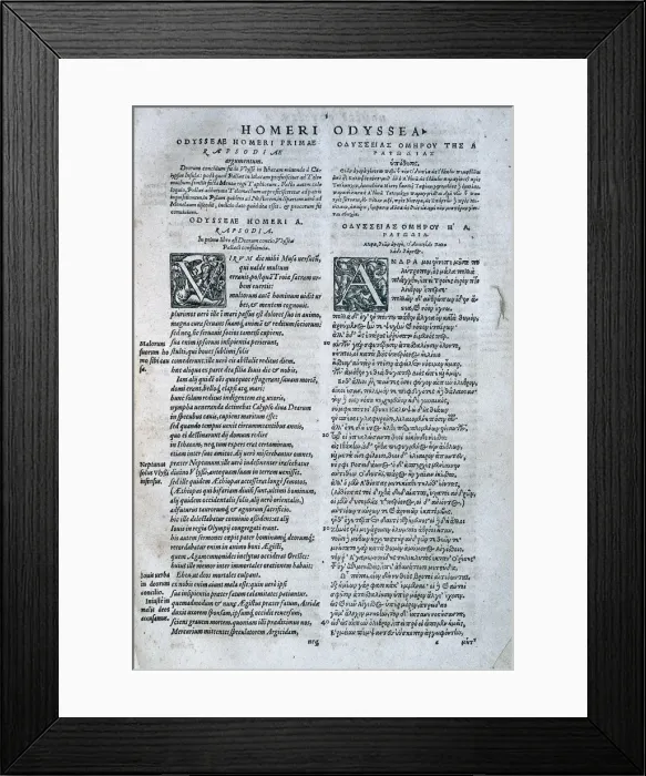 Framed Print : HOMER (9th century BC) Framed Print : HOMER (9th century BC)