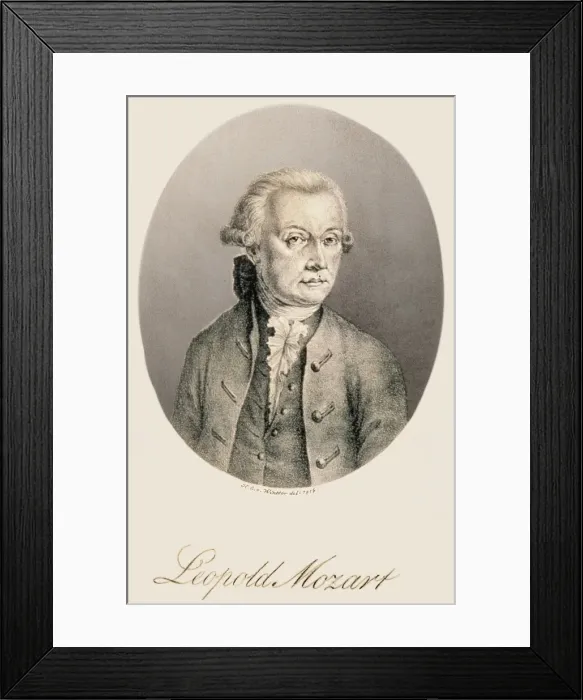 Framed Print : Mozart, Leopold (1719-1787) Framed Print : Mozart, Leopold (1719-1787)