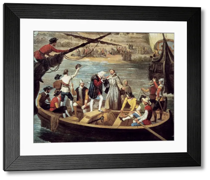 Framed Print : COLUMBUS, ChrIstopher (1451-1506) Framed Print : COLUMBUS, ChrIstopher (1451-1506)