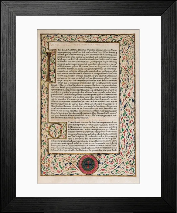 Framed Print : AUGUSTINE, Saint (354-430) Framed Print : AUGUSTINE, Saint (354-430)