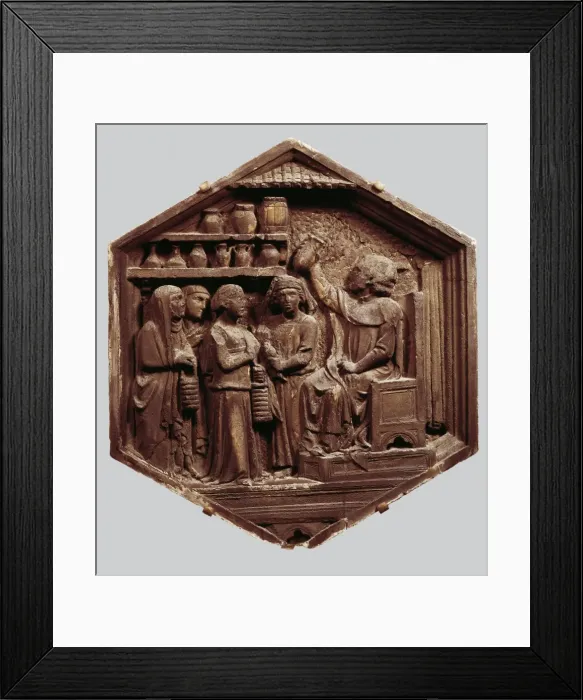 Framed Print : PISANO, Andrea da Pontedera, called Andrea (1270-1349) Framed Print : PISANO, Andrea da Pontedera, called Andrea (1270-1349)