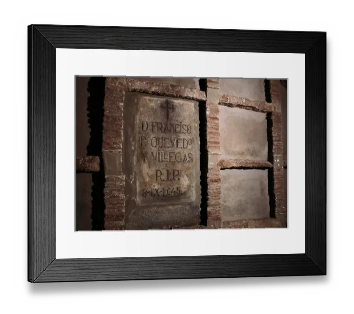 Framed Print : QUEVEDO y VILLEGAS, Francisco de (1580-1645) Framed Print : QUEVEDO y VILLEGAS, Francisco de (1580-1645)