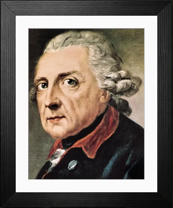 Framed Print : FREDERICK II the Great (1712-1786) Framed Print : FREDERICK II the Great (1712-1786)