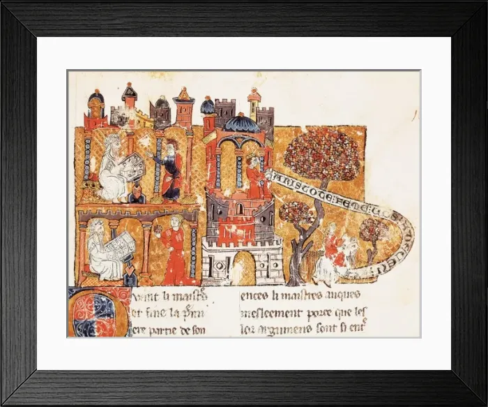 Framed Print : Le Livre du Tresor+F2294 Framed Print : Le Livre du Tresor+F2294
