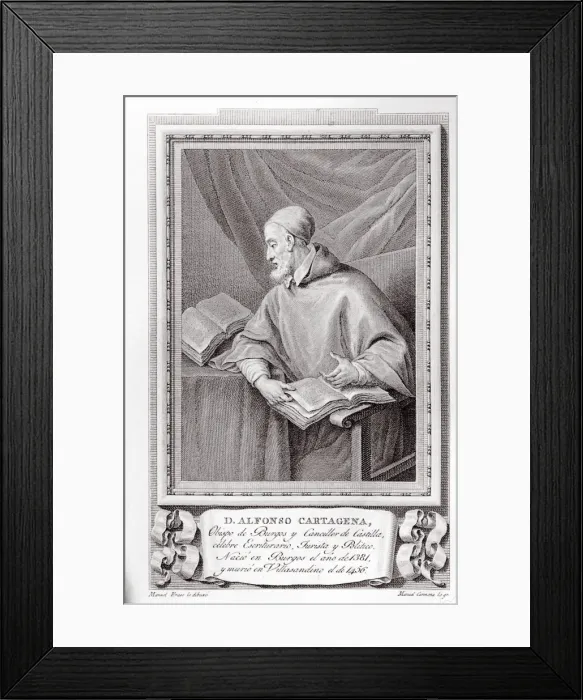 Framed Print : CARTAGENA, Alonso de (1384-1456) Framed Print : CARTAGENA, Alonso de (1384-1456)