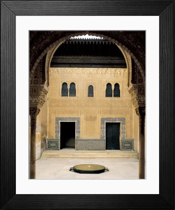 Framed Print : Alhambra. Patio del Cuarto Dorado (Court of the Golden Room) Framed Print : Alhambra. Patio del Cuarto Dorado (Court of the Golden Room)
