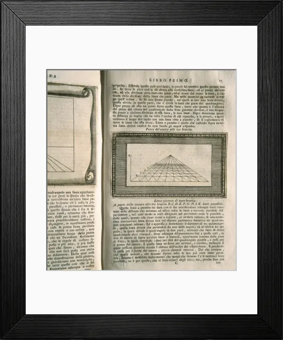 Framed Print : SESONI, Francesco (1705-?); ALBERTI, Leon Battista (1404-147 Framed Print : SESONI, Francesco (1705-?); ALBERTI, Leon Battista (1404-147