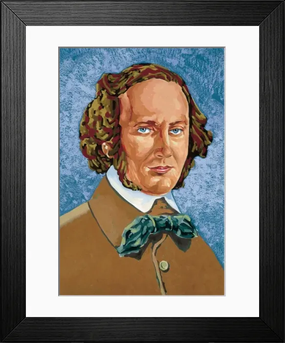 Framed Print : Mendelssohn-Bartoldy, Felix Framed Print : Mendelssohn-Bartoldy, Felix