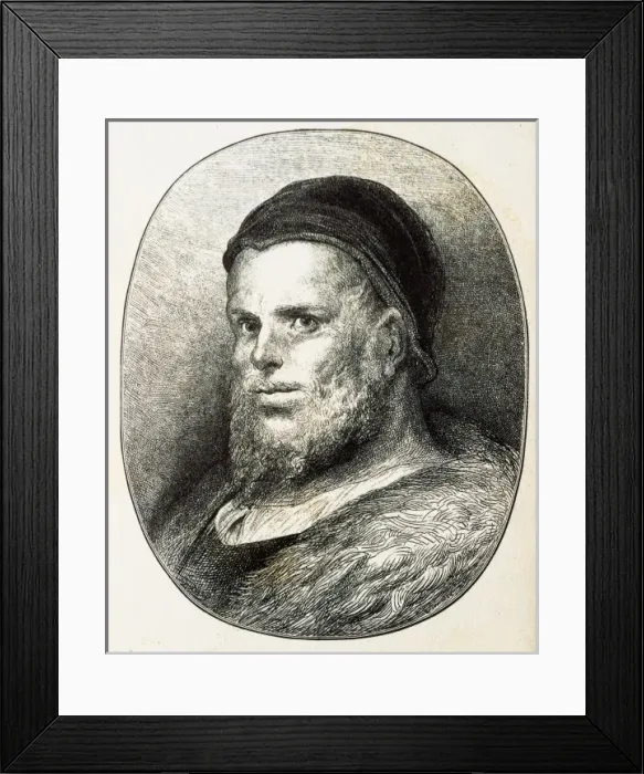 Framed Print : RABELAIS, Franzois (1494-1553) Framed Print : RABELAIS, Franzois (1494-1553)