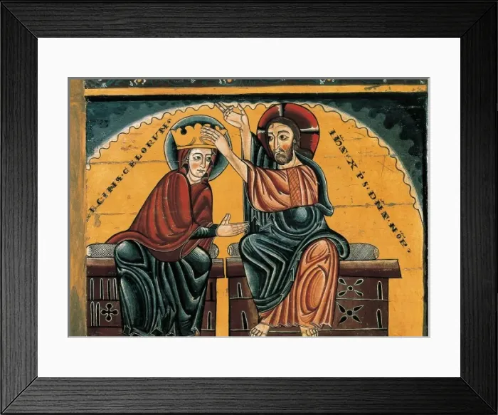Framed Print : Lluza or Llucanes, Master of (begin 13th century) Framed Print : Lluza or Llucanes, Master of (begin 13th century)