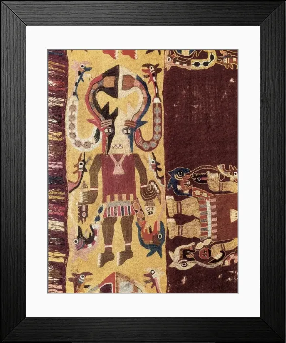 Framed Print : Officiant with mask Framed Print : Officiant with mask