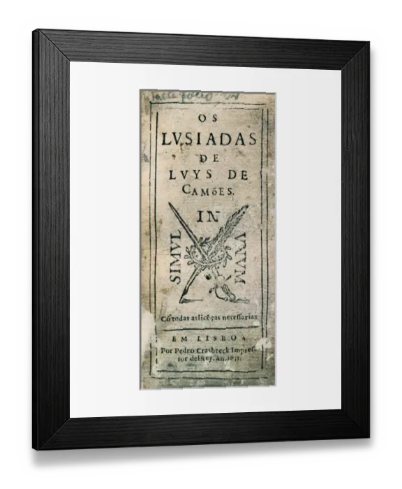 Framed Print : Camoes or Camoens, Luis Vaz de (1524-1580) Framed Print : Camoes or Camoens, Luis Vaz de (1524-1580)
