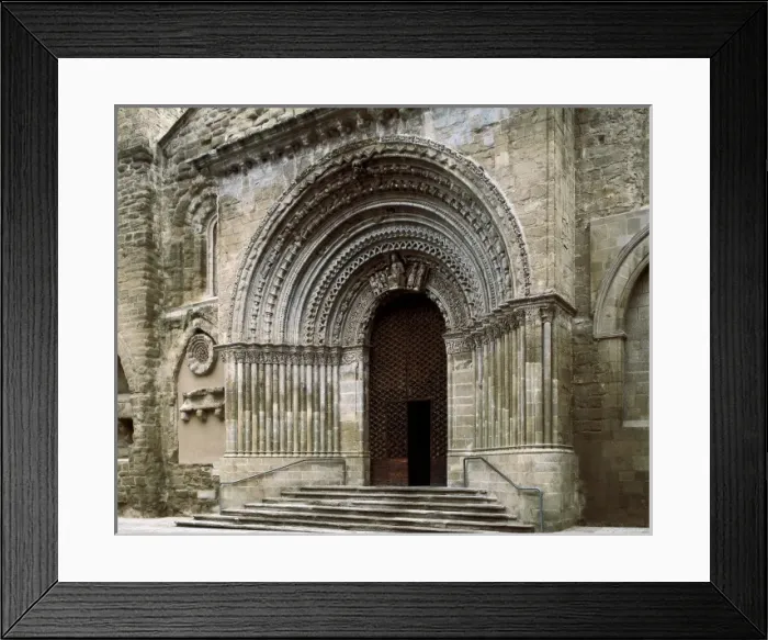 Framed Print : Church of Santa Marѡin Agramunt Framed Print : Church of Santa Marѡin Agramunt